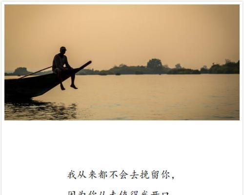 挽留的唯美句子（用文字记录心中的爱恋）