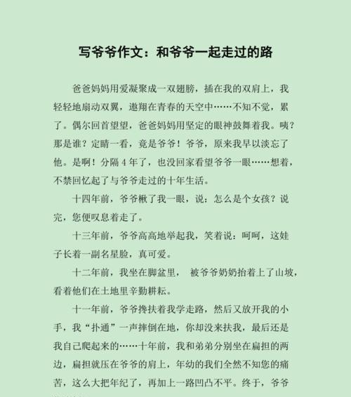 傻爷爷的奇妙冒险