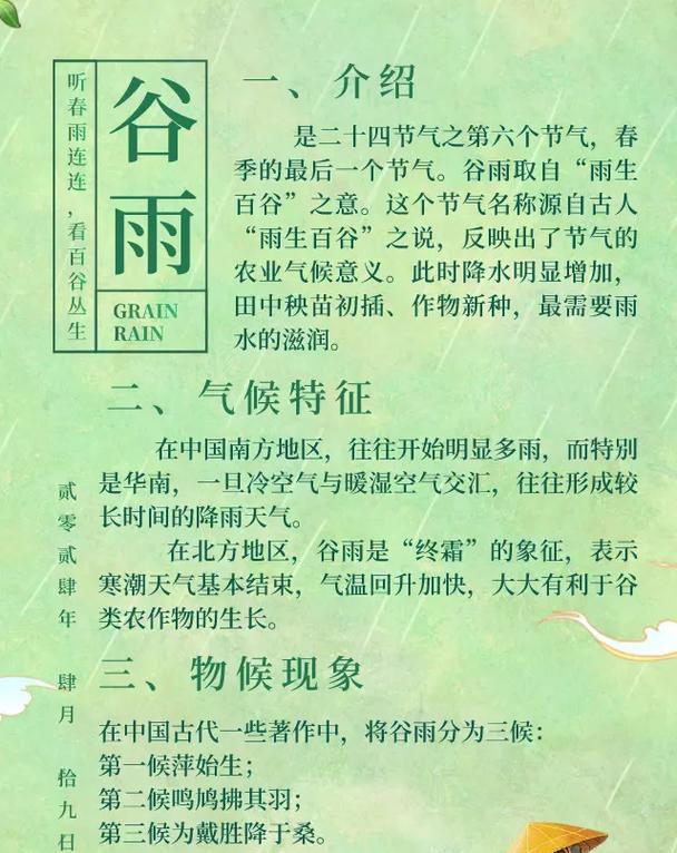 谷雨节气小学摘抄好句有哪些？（《谷雨润心田：春归何处寻？》）