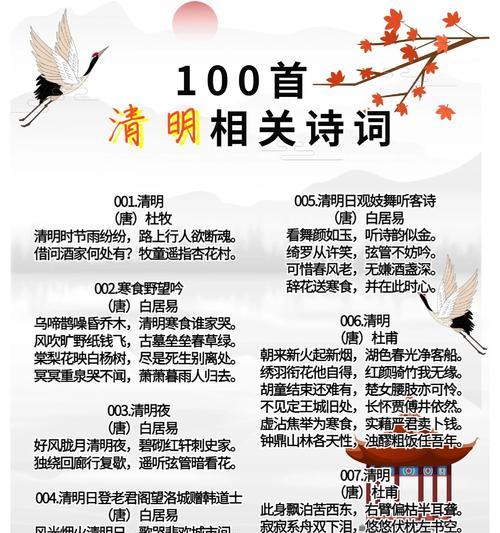 清明节自然景物如何解读？（《清风细雨话清明，诗书墨香传佳节》）