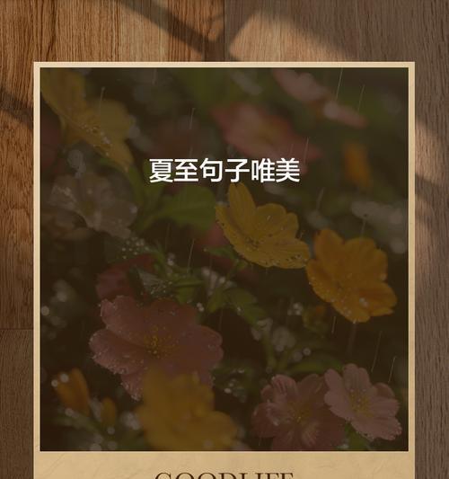 夏至怎么形容（《夏至：炎炎夏日，风雅颂情》）
