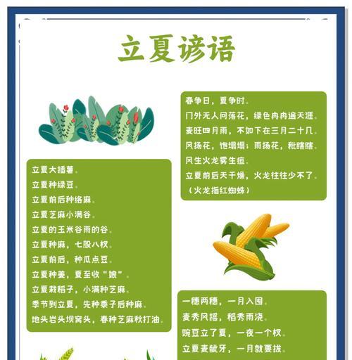 立夏时节如何用美好词语形容？（立夏之韵：诗意盈盈话初夏）