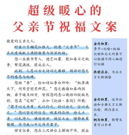 父亲节祝福语代码好句怎么写？（《父亲节赋：古风祝福传深情》）