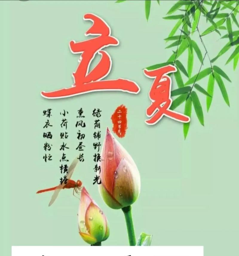 立夏节有哪些优美的句子？（《立夏佳节：古风细语，岁月静好》）