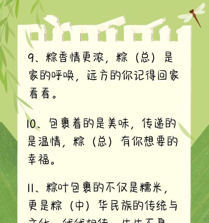 端午节斜音祝福语好句有哪些？（《粽香情深：端午斜音传千年》）