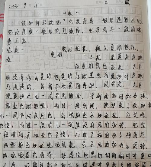 以夏至秋作文结尾为话题的作文怎么写（《夏至秋的蜕变》）
