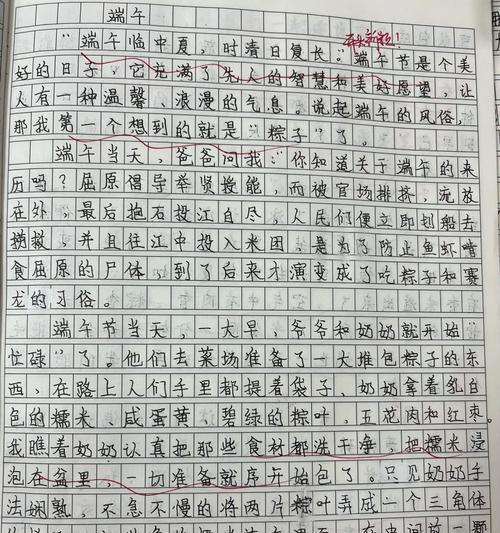 端午节作文怎么写？（《端午情深，粽香传情》）