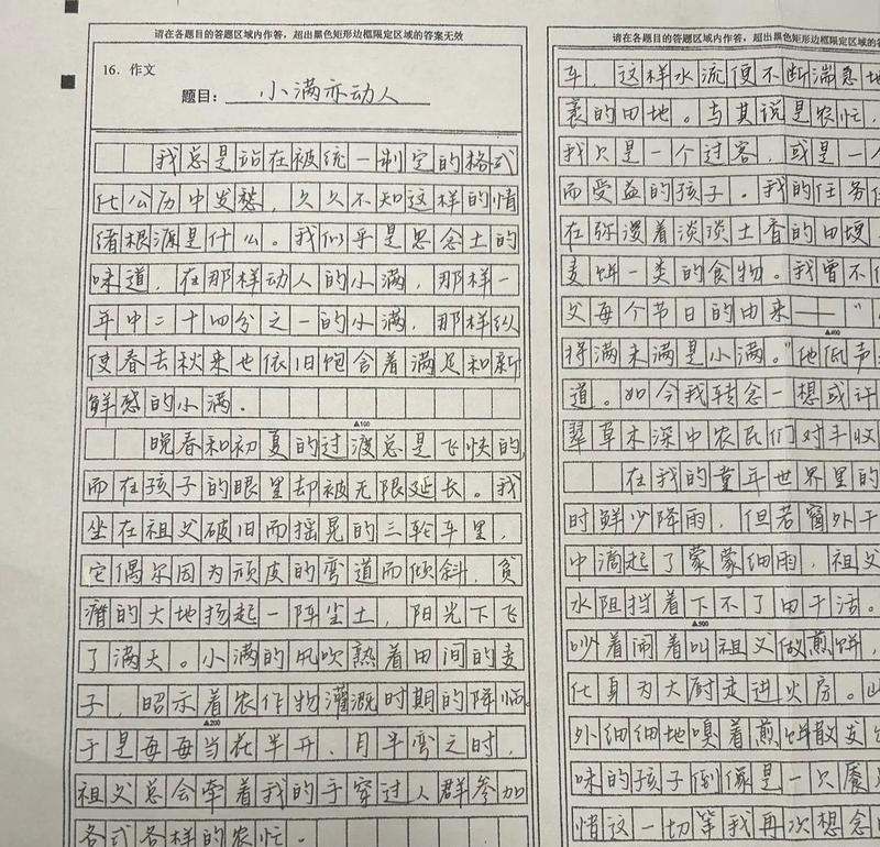 有关大满与小满的作文怎么写的作文600字（《春意盎然的启示》）
