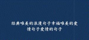 情爱诉说天长地久（幸福在心间）