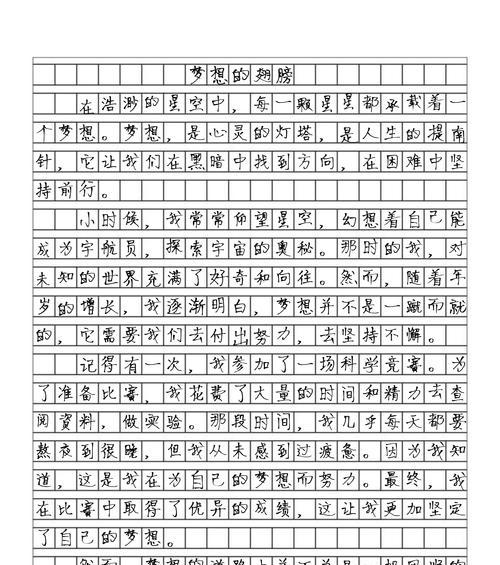 湖北中考作文字数要求（《满分之旅：青春的奋斗与友谊》）