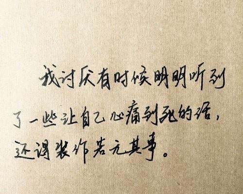 看见你心疼的样子（唯美短句细述爱的深情）