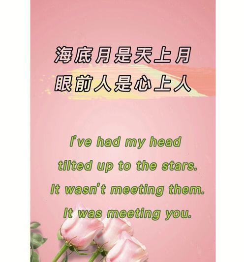 520表白情话唯美句子——用心传递的爱