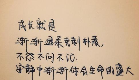 流年唯美，清新短句（每一个瞬间都值得停留）