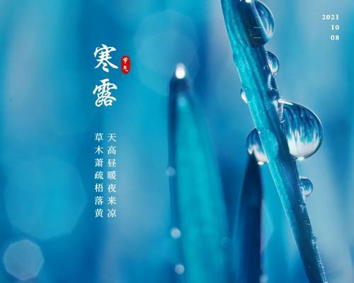 凝望2024，静待寒露（短句送问候）